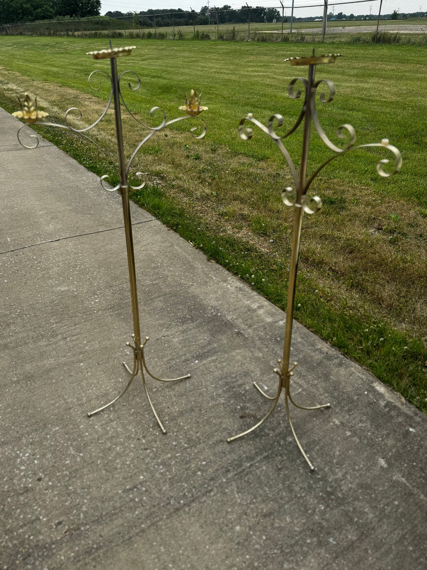 Three Pillar Candelabras