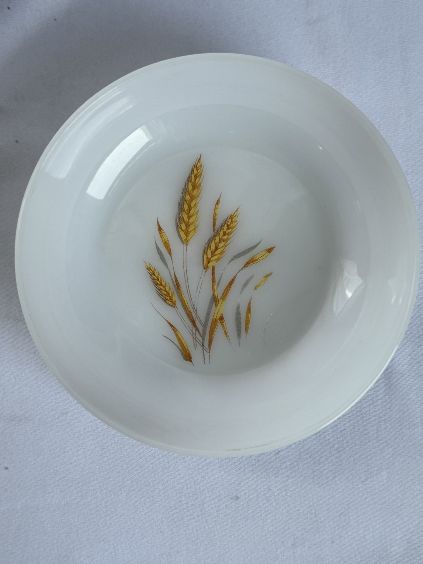 Fire King Milk Glass Wheat Bowls