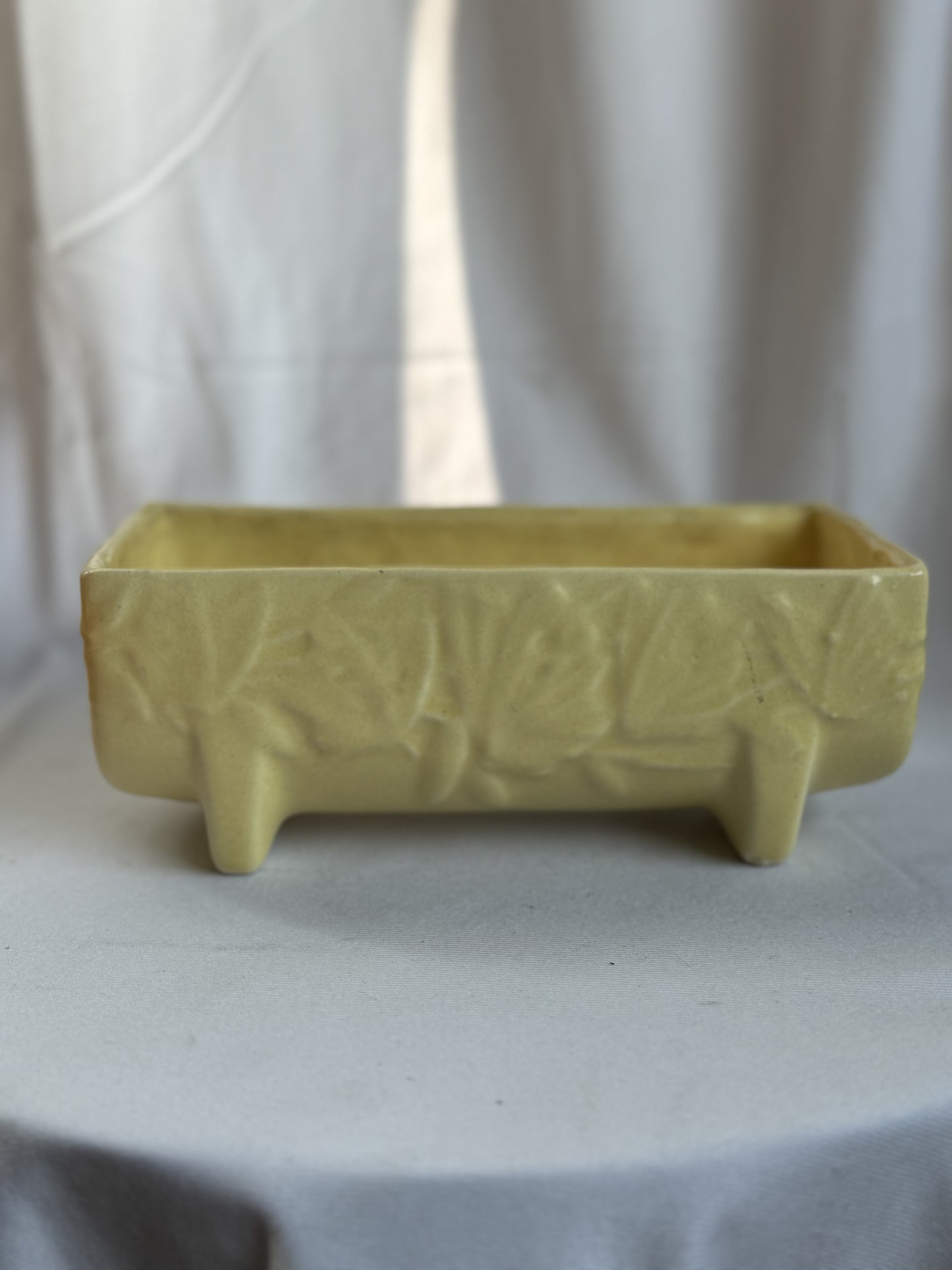 Yellow McCoy Butterfly Log Planter