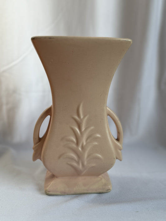 Double Handled Pink McCoy Vase