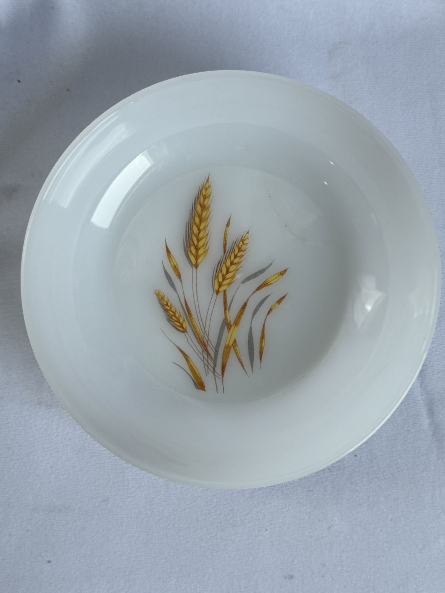 Fire King Milk Glass Wheat Bowls