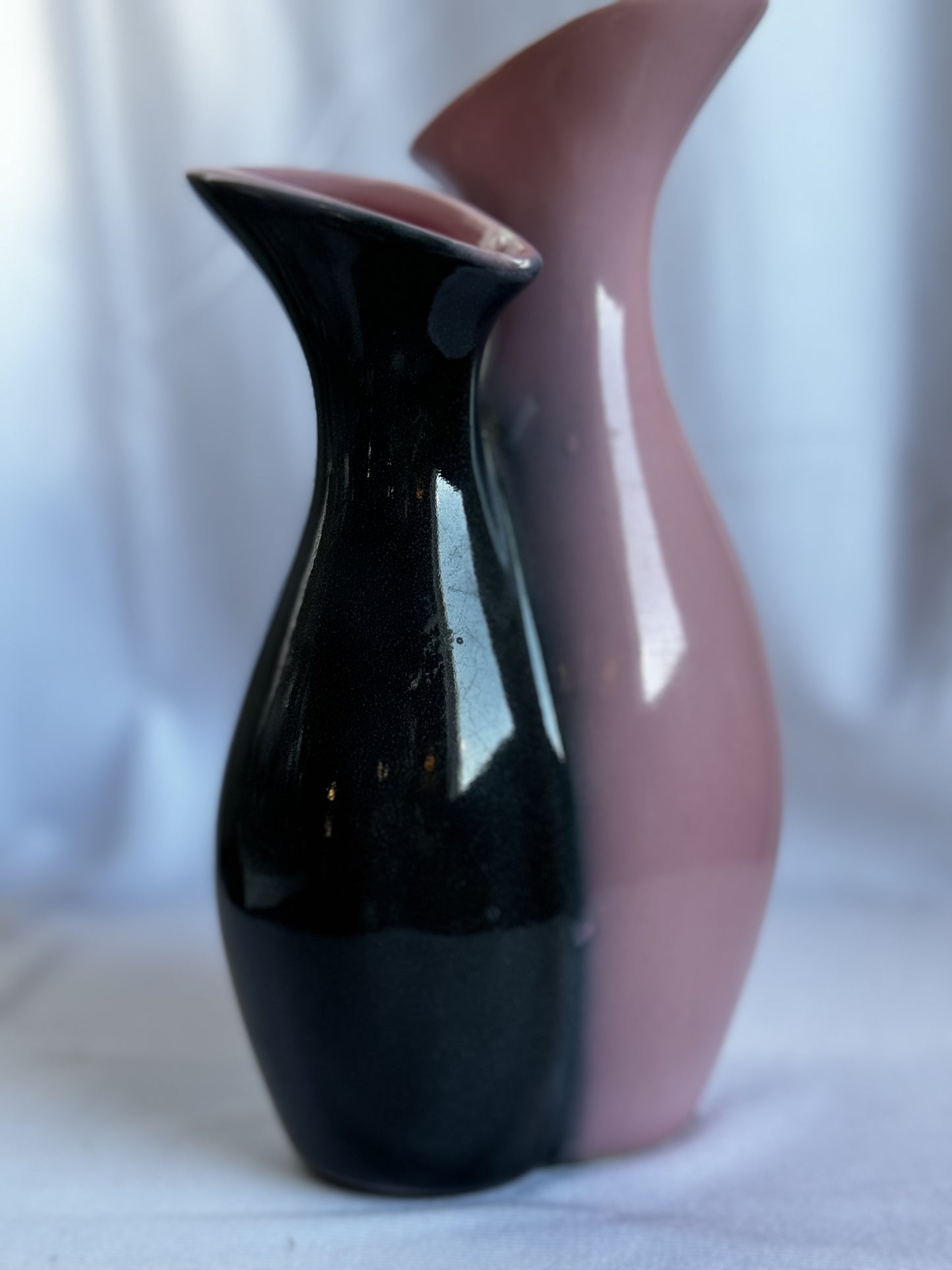 MCM Pink and Black Vase