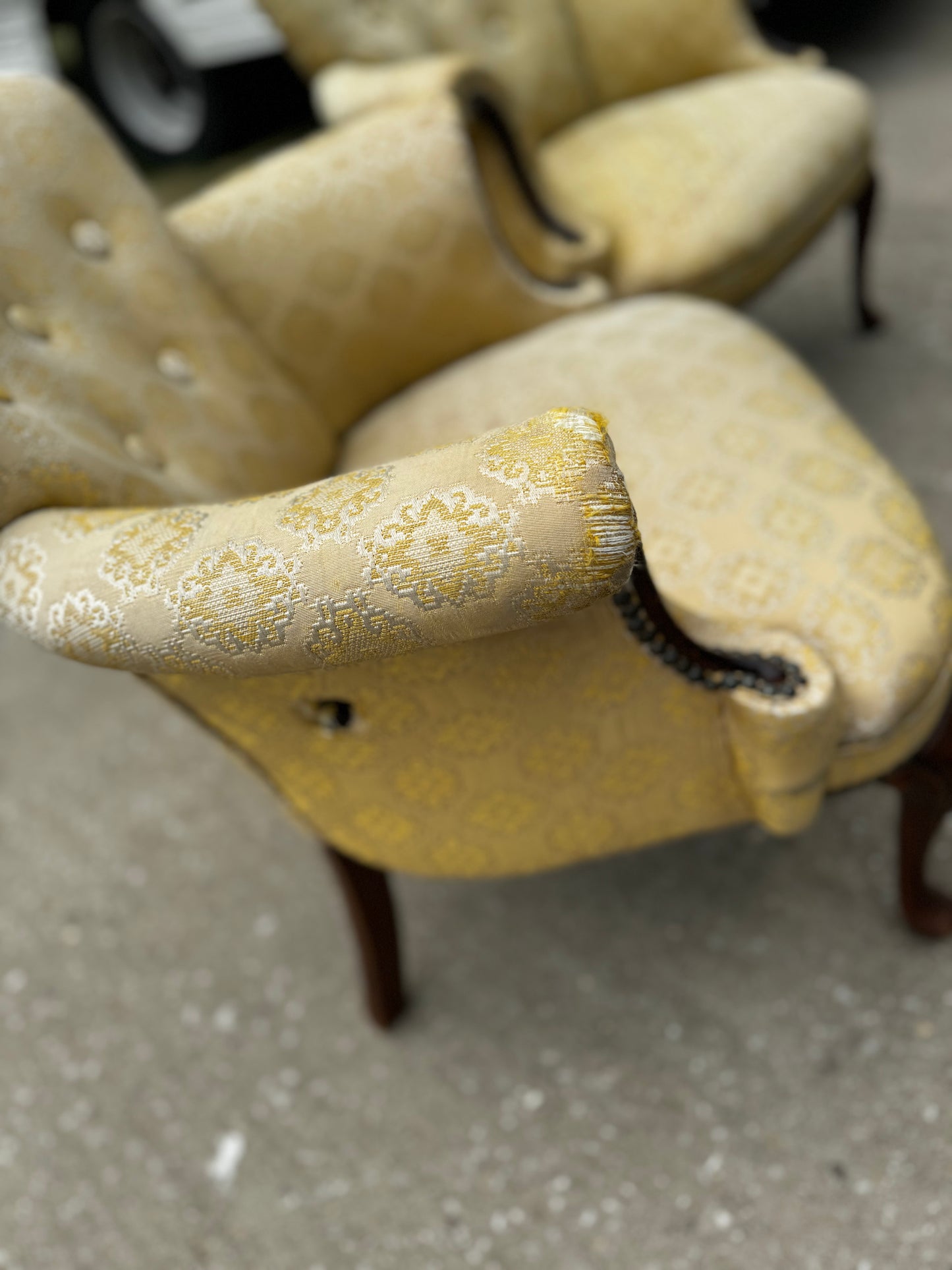 Gold Pattern Chairs (2)