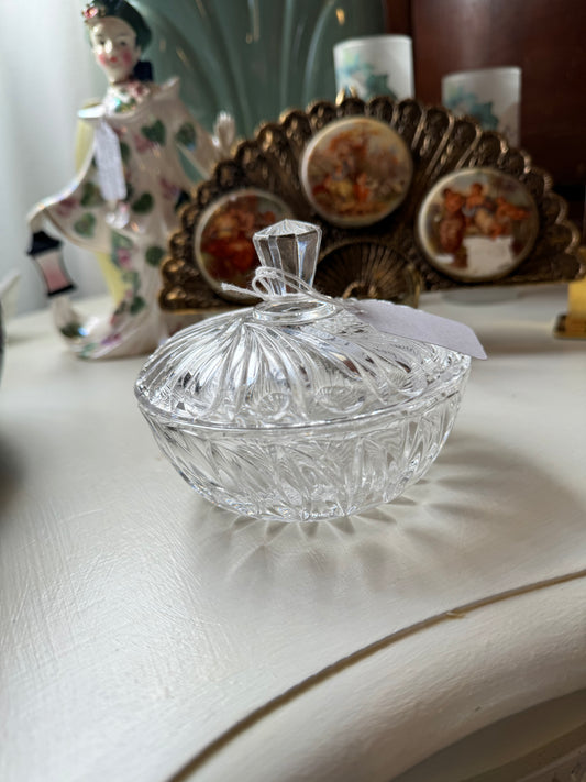 German Lead Crystal Trinket Dish