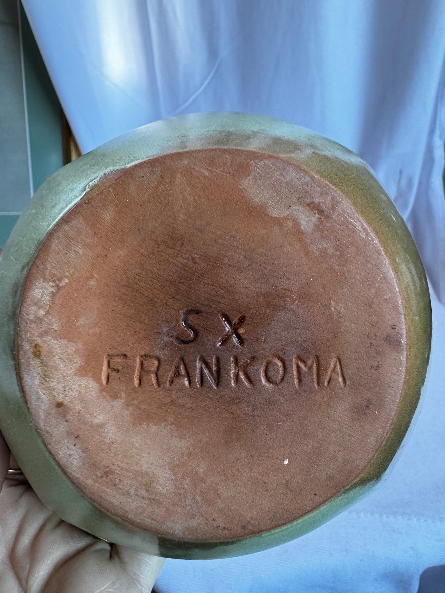 Frankoma Prairie Green Bowl #5X/SX