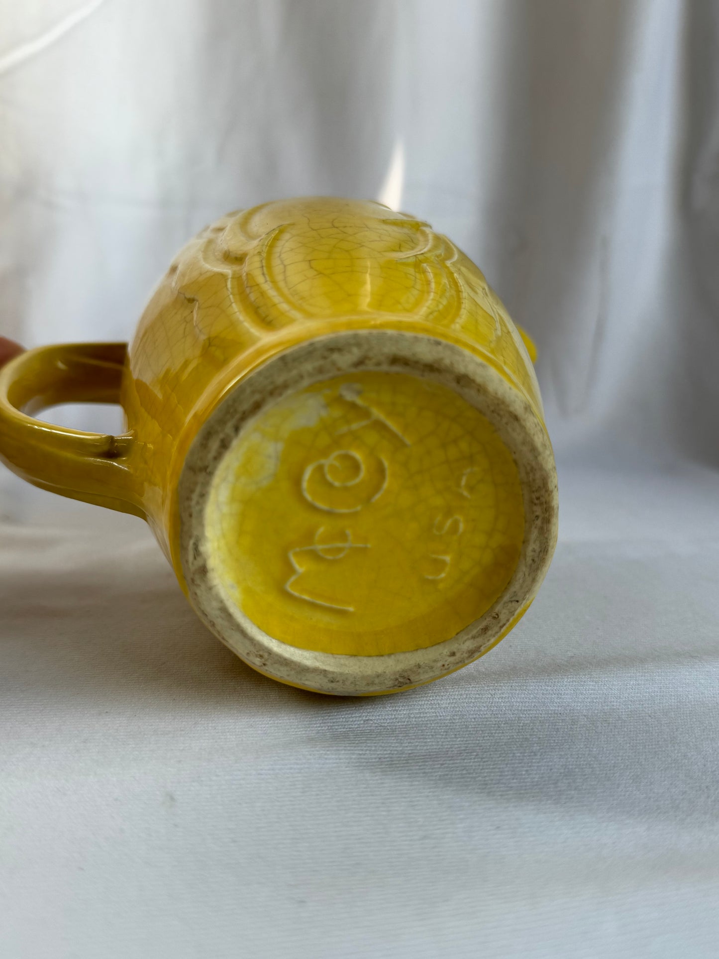 Small Yellow McCoy Pitcher