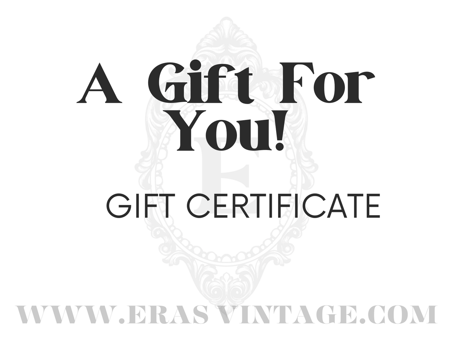 Eras Vintage Gift Card